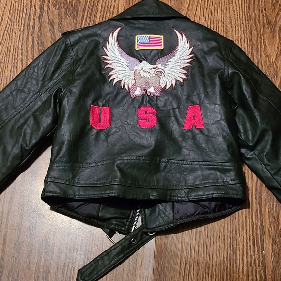Outdoor Habitat 4t Black Leather Jacket 